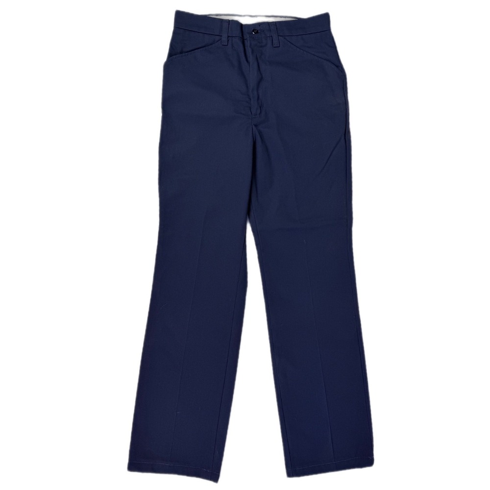 Red Kap Industries Navy Blue Work Pants PT50NV4 Straight Leg Mens 28 Made in USA